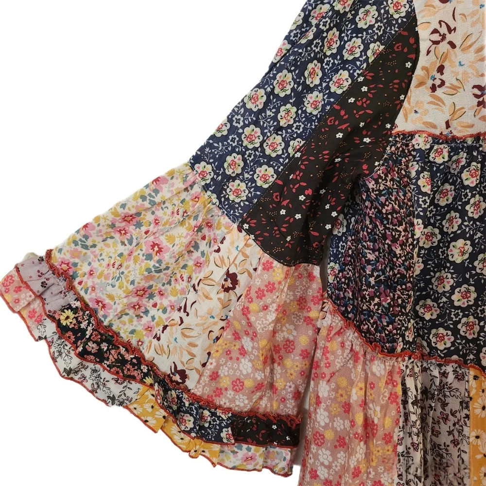 Young Threads Patchwork Tunic Top - Picture 5 of 12